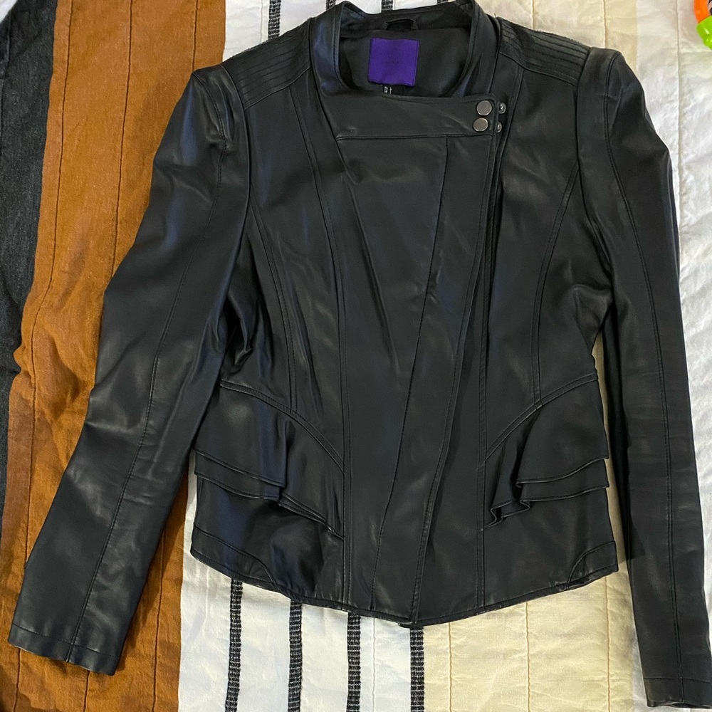 H&M faux leather jacket
